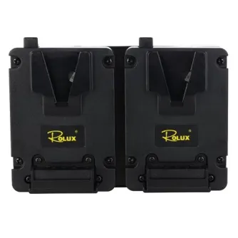 Sortimenta jaunumi - Rolux Duo Mini V-Mount Battery Plate RL-AC16S - ātri pasūtīt no ražotāja