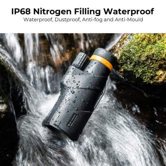 Optiskie tēmekļi - K&F Concept K&F 12*50 BAK4 High Checklist Binoculars waterproof with Aka dovetail groove,Black KF33.075 - ātri pasūtīt no ražotāja
