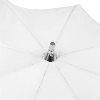 Foto lietussargi - Falcon Eyes Umbrella UR-32S Silver/White 80 cm - ātri pasūtīt no ražotāja