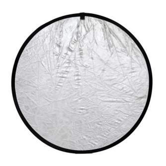 Foldable Reflectors - Falcon Eyes Reflector CFR-42S Silver/White 107 cm - buy today in store and with delivery