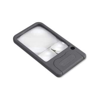 New products - Carson Pocket Magnifier 2,5-6x with LED PM-33 - quick order from manufacturer
