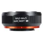 Objektīvu adapteri - K&F Concept M42-M4/3 PRO high precision lens adapter (orange) M10125 Lens Adapter KF06.441 - ātri pasūtīt no ražotāja