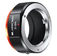 Objektīvu adapteri - K&F Concept K&F MD to NEX Lens Mount Adapter for Minolta MD MC Mount Lens to NEX E Mount Mirrorless CamerasObjektīvu adapteri - K&F Concept K&F MD to NEX Lens Mount Adapter for Minolta MD MC Mount Lens to NEX E Mount Mirrorless Cameras
