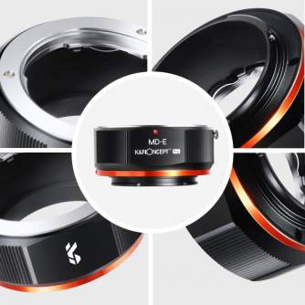 Новые товары - K&F Concept K&F MD to NEX Lens Mount Adapter for Minolta MD MC Mount Lens to NEX E Mount Mirrorless Cameras for K