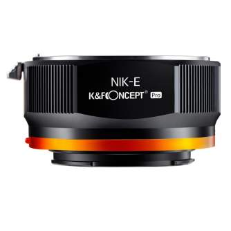 Adapters for lens - K&F Concept K&F Nikon to Sony Adapter for Nikon AI F Mount Lens to E NEX Mount Mirrorless Camera with Matting Varnish Design .. - buy today in store and with delivery
