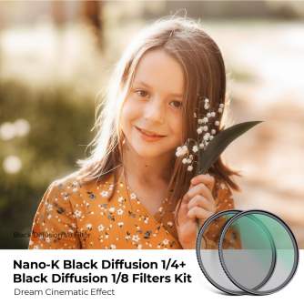 ND фильтры - K&F Concept K&F 67MM K Series Black Mist Filter Kit 1/4+1/8+3pc cleaning cloths SKU.1714V1 - купить сегодня в магаз