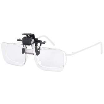 Sortimenta jaunumi - Carson Magnifying Glasses 1.5x (+2.25 Diopter) Clip-On and Flip-Up - ātri pasūtīt no ražotāja
