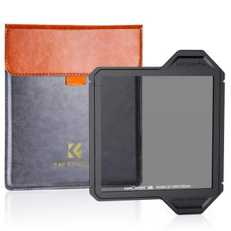 ND neitrāla blīvuma filtri - K&F Concept K&F 100*100*2MM Square Full ND8 with Lens Protection Bracket SKU.1872 - ātri pasūtīt no ražotāja