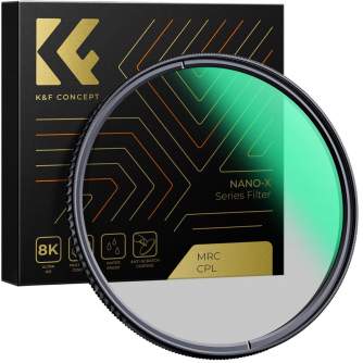 Neutral Density Filters - K&F Concept K&F 82MM XC16 Nano-X B270 CPL Filter, HD, Waterproof, Anti Scratch, Green Coated KF01.974V1 - quick order from manufacturer