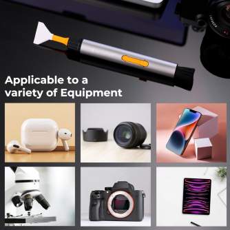 Foto kameras tīrīšana - K&F Concept K&F Replaceable Cleaning Pen Set (Cleaning pen + 6x Full Frame Cleaning Stick + 3x Flocked Sponge + 3x Rejector) .. - ātri pasūtīt no ražotāja