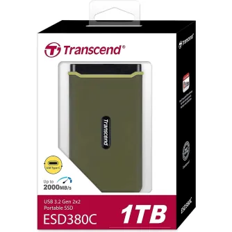 Жёсткие диски HDD & SSD - Внешний твердотельный накопитель SSD TRANSCEND ESD380C 1 ТБ USB 3.2 3D NAND - быстрый заказ от производителя