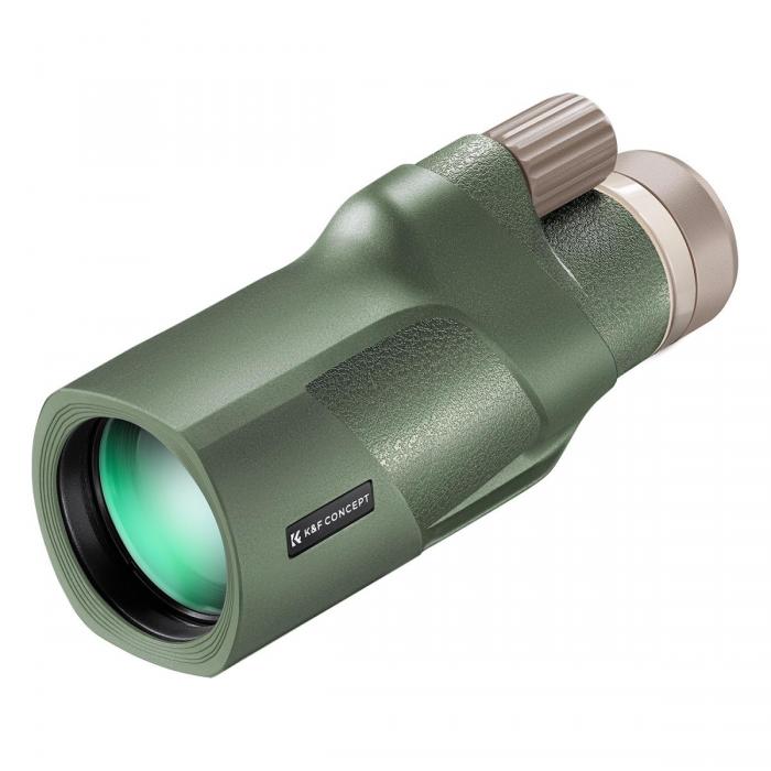 Rifle Scopes - K&F Concept K&F 12*50 BAK4 High Checklist Binoculars with Aka Dovetail Slot Army green KF33.073 - quick order from manufacturer