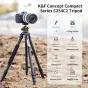 Statīvu aksesuāri - K&F Concept K&F 1.7m Carbon Fiber Travel Tripod Max Height,lightweight tripod 15kg Load for DSLR Cameras A25