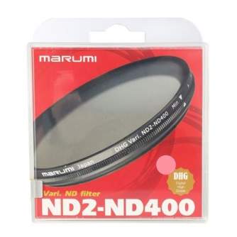 ND neitrāla blīvuma filtri - Marumi Grey Variable Filter DHG ND2-ND400 58mm - ātri pasūtīt no ražotāja