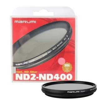 ND neitrāla blīvuma filtri - Marumi Grey Variable Filter DHG ND2-ND400 58mm - ātri pasūtīt no ražotāja