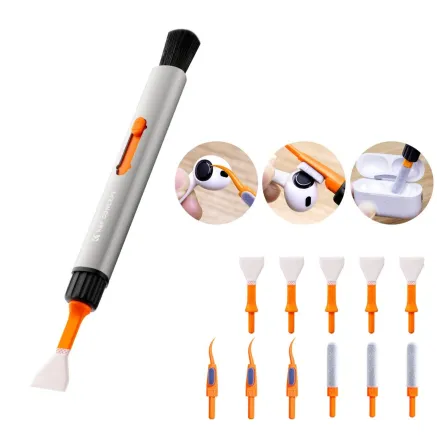 K&F Concept K&F Aluminum Versatile Switch Cleaning Pen Kit ( Cleaning Pen + APS-C Sensor Cleaning Swab*6+ Flocki SKU.1975