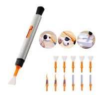 Foto kameras tīrīšana - K&F Concept K&F Aluminum Versatile Switch Cleaning Pen Kit ( Cleaning Pen + APS-C Sensor Cleaning Swab*6Foto kameras tīrīšana - K&F Concept K&F Aluminum Versatile Switch Cleaning Pen Kit ( Cleaning Pen + APS-C Sensor Cleaning Swab*6