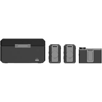 Wireless Lavalier Microphones - Hollyland Lark Max Duo (2x TX + 1x RX + 1x Charging Case) (Black) PROMO 2x - buy today in store and with delivery