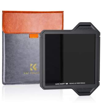 ND фильтры - K&F Concept K&F 100*100*2MM Square Full ND64 with Lens Protection Bracket, Optics Glass, HD, Waterproof SKU.1873 - 