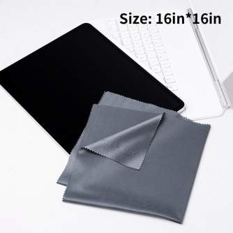 Sortimenta jaunumi - K&F Concept K&F Cleaning cloth set for Electronics, dark gray, 4 pieces, 40.6*40.6cm SKU.1690 - ātri pasūtīt no ražotāja