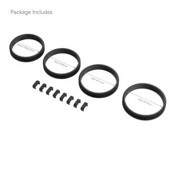 Follow focus - SmallRig 62.5-64.5mm / 66-68mm / 69-71mm / 72-74mm Seamless Focus Gear Ring Kit 4186 4186 - quick order from manufacturer