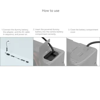 Пустышки-батареи & DC-адаптеры - SmallRig 4269B NP FZ100 Dummy Battery with Power Adapter (European standard) - купить сегодня в магазине Master Foto и с доставкой Лучший выбор профессионалов