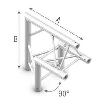 Sortimenta jaunumi - StudioKing Truss Triangle 90 Degree Corner Piece Flat Side Down - ātri pasūtīt no ražotāja
