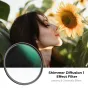 Soft Focus Filters - K&F Concept 62mm Shimmer Diffusion 1 Filter Optical Glass Glimmer Effect Filter - quick order from manufacturer
