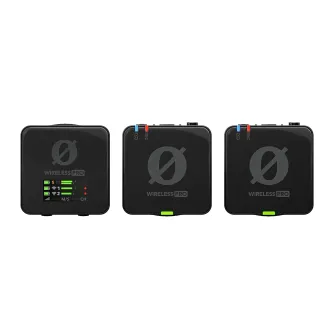 Bezvadu piespraužamie mikrofoni - RODE Wireless PRO wireless microphone 32-bit float 2.4GHz 260m 32GB Lavalier II - perc šodien Master Foto veikalā un ar piegādi Profesionāļu labākā izvēle