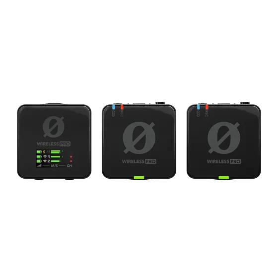 RODE Wireless PRO Dual-Channel 32-bit Float Wireless Microphone System