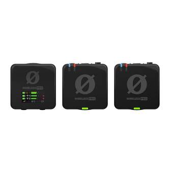 Bezvadu piespraužamie mikrofoni - RODE Wireless PRO wireless microphone 32-bit float 2.4GHz 260m 32GB Lavalier II - купить сегод