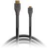 Cables - TETHERPRO HDMI MICRO TO HDMI 2.0 BLACK 4.6M - quick order from manufacturerCables - TETHERPRO HDMI MICRO TO HDMI 2.0 BLACK 4.6M - quick order from manufacturer