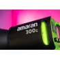 Video gaismas - Amaran 300C RGBWW krāsains LED lukturis S-Type Bowens 300W noma