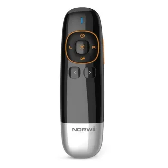 Kameras pultis - Remote control with laser pointer for multimedia presentations Norwii N86s - ātri pasūtīt no ražotāja