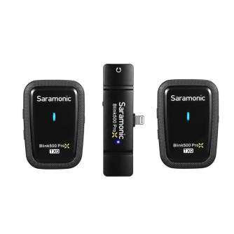 Микрофоны - Saramonic Blink500 ProX Q4 wireless audio transmission kit (RXDi + TX + TX) - быстрый заказ от производителя