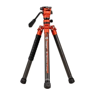 Photo Tripods - Fotopro X-Aircross 3 Video tripod - orange - quick order from manufacturer
