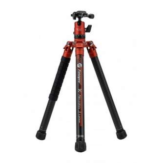 On-camera LED light - Fotopro X-Aircross 3 tripod - orange - buy today in store and with delivery