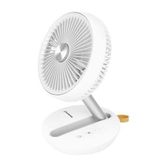 Аксессуары для фото студий - Humanas CoolAir F01 wireless fan - white - быстрый заказ от производителя