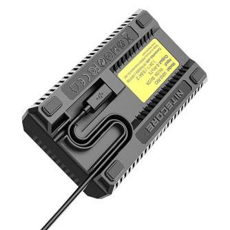 Chargers for Camera Batteries - Nitecore USN3 Pro Dubbel Lader voor Sony NP-F Serie - quick order from manufacturer
