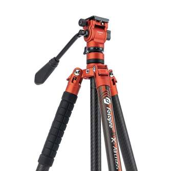 Штативы для фотоаппаратов - Fotopro X-Aircross 3 Video tripod - orange - быстрый заказ от производителя
