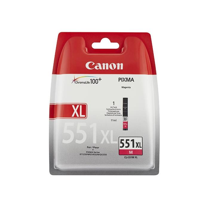Printeri un piederumi - Canon ink CLI-551MXL, magenta 6445B001 - ātri pasūtīt no ražotāja