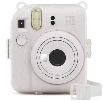 Koferi Instant kameram - Fujifilm Instax Mini 12 case, glitter 70100157872 - perc šodien veikalā un ar piegādi
