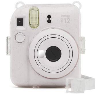 Koferi Instant kamerām - Fujifilm Instax Mini 12 case, glitter 70100157872 - perc šodien veikalā un ar piegādi