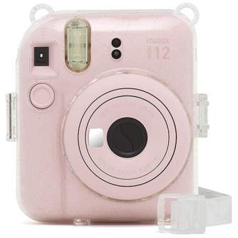 Koferi Instant kameram - Fujifilm Instax Mini 12 case, glitter 70100157872 - perc šodien veikalā un ar piegādi