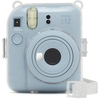 Koferi Instant kamerām - Fujifilm Instax Mini 12 case, glitter 70100157872 - perc šodien veikalā un ar piegādi