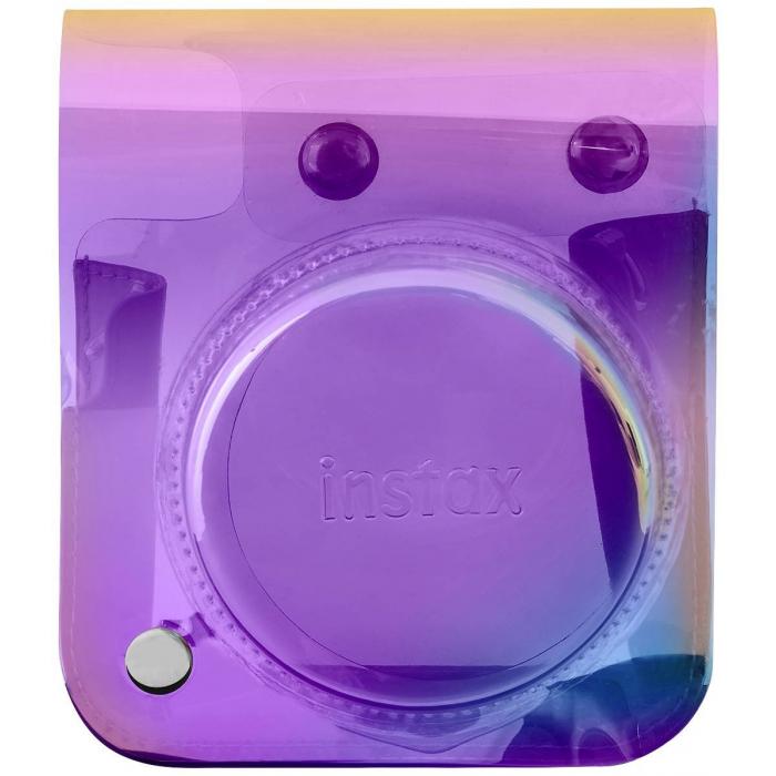 Чехлы и ремешки для Instant - Fujifilm Instax Mini 12 case, iridescent 70100157601 - купить сегодня в магазине и с доставкой