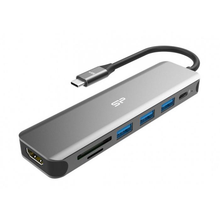 Sortimenta jaunumi - Silicon Power Dock Boost SU20 USB-C SPU3C07DOCSU200G - ātri pasūtīt no ražotāja
