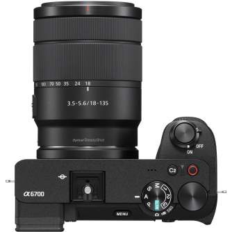 Mirrorless Cameras - Sony A6700 18-135mm APS-C bezspoguļa kamera 26MP BSI CMOS UHD 4K AI-AF ILCE-6700B - quick order from manufacturer