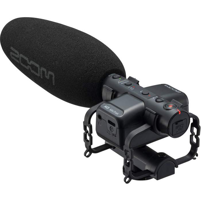 Микрофоны - Zoom M3 MicTrak OnCamera Mic & Recorder Mono + Stereo microphone 4-track recording 48kHz 32bit 132dB - купить сегодн