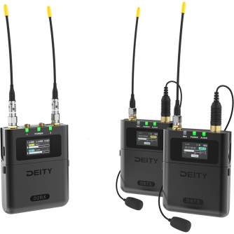 Bezvadu audio sistēmas - Deity THEOS digitālais bezvadu lav mikrofons 32 bitu float 2ch Kit timecode 14hrs - perc šodien veikalā un ar piegādi